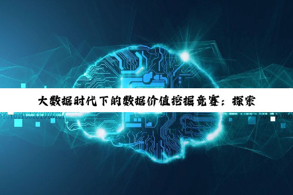 大数据时代下的数据价值挖掘竞赛：探索最新热点与技术前沿