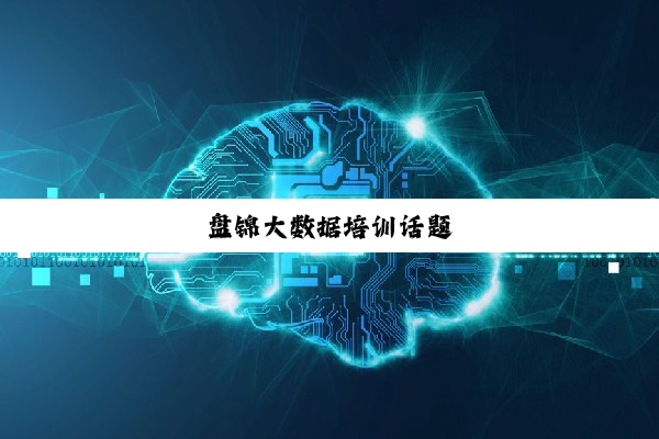 盘锦大数据培训话题