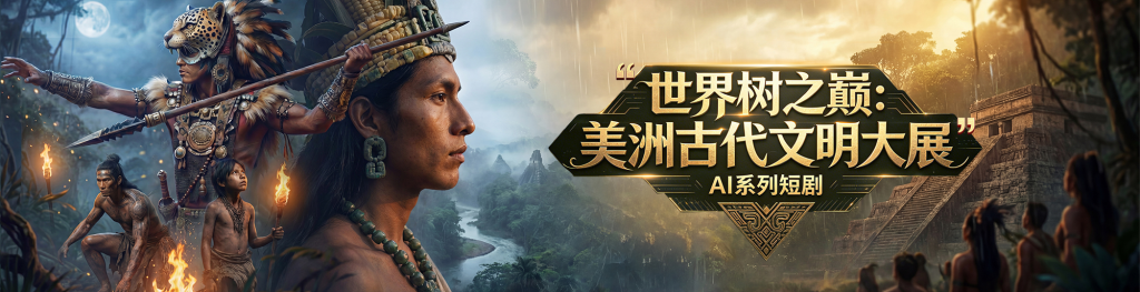上博美洲文明大展配套AI短剧上线，全景解读五大古文明